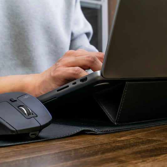 How a Standing Laptop Sleeve with an Extendable Mousepad Transforms Your Workspace